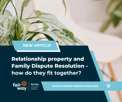 FDR and relationship property - Fair Way